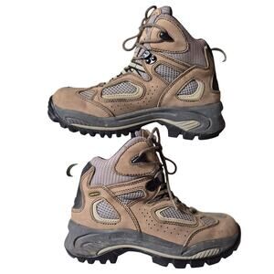 Vasque Breeze Tan Gore-Tex Waterproof Leather Mid Hiking Boots Shoes 7 1/2